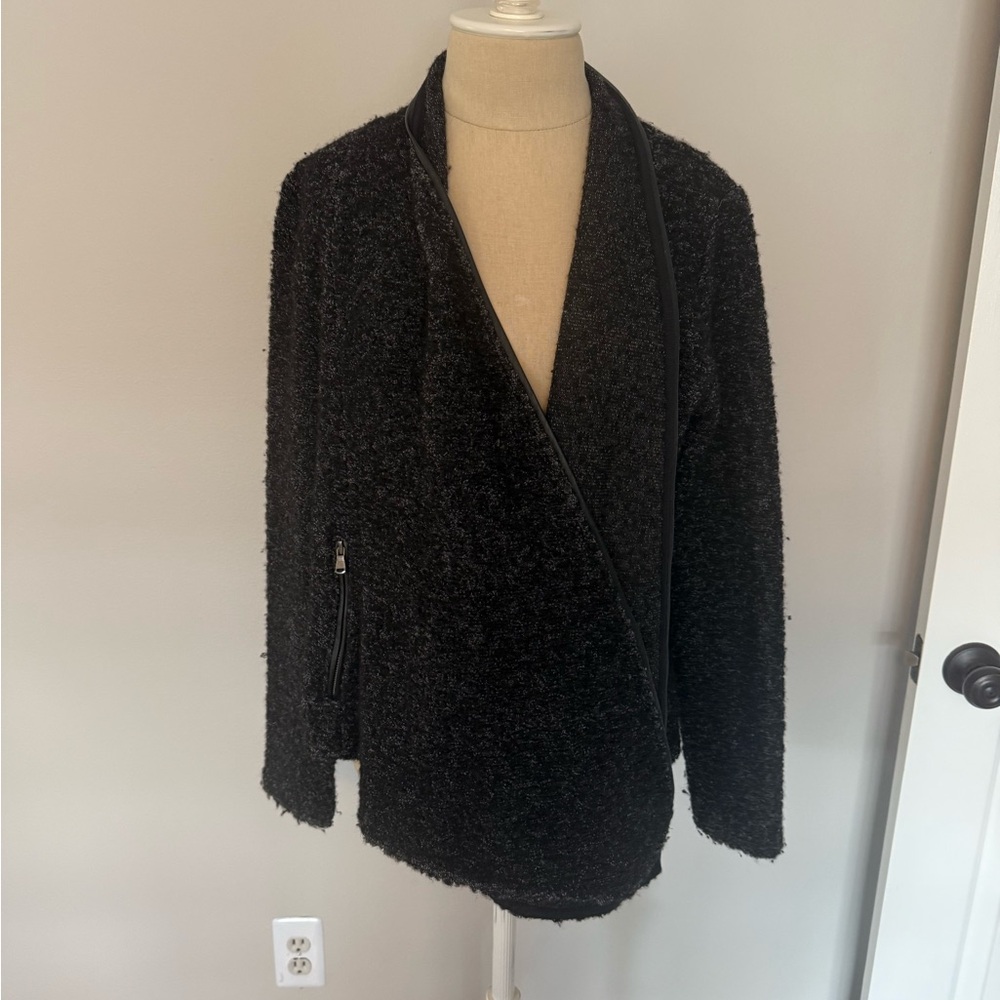 Club Monaco Black Teddy Jacket